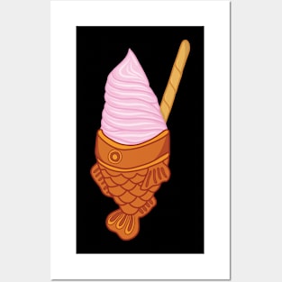 Pink Taiyaki Posters and Art